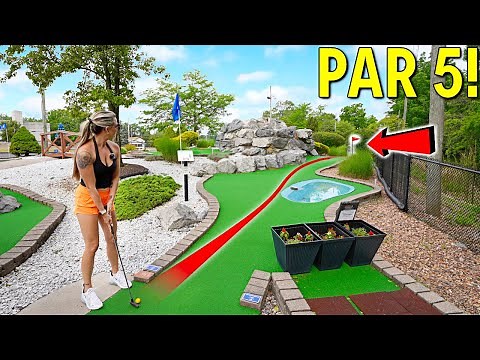 Never Seen Before INSANE Mini Golf Course! - MUST PLAY!