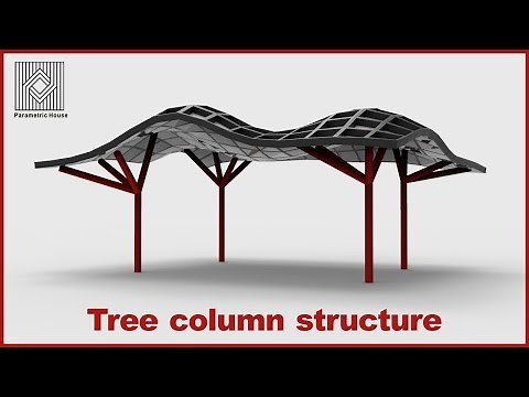 Tree Columns structure (Grasshopper Tutorial)