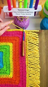 4.1M views · 55K reactions | Twisted yarn fringe looks nice for both crochet and knitted items. I slip stitch, then twist a 9 inch loop 25 times, then slip stitch it to back to the original stitch. #reels #crochet #knitting #artwork #yarn #makersgonnamake #embroidery #tutorial #fringe #naztazia | Naztazia | Facebook