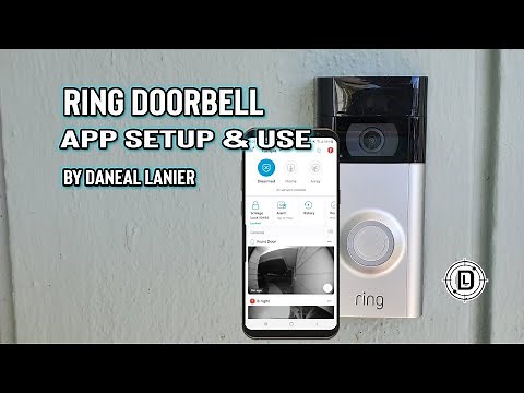 Ring doorbell app setup and use