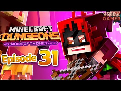 Minecraft Dungeons Gameplay Walkthrough Part 31 - Crimson Forest!