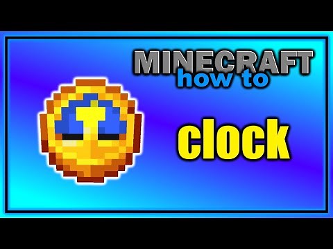 How to Craft and Use a Clock in Minecraft! | Easy Minecraft Tutorial