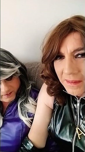 Alison and Amber in PVC Thigh Boot's