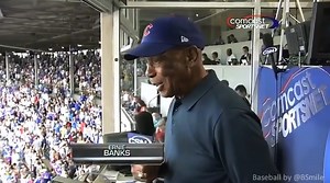 9.3K views · 353 reactions | Today In 2011: Chicago #Cubs legend Ernie Banks leads the singing of "Take Me Out to the Ball Game" during the seventh-inning stretch at Wrigley Field! #MrCub #MLB #Baseball #Inspiration #BeHereForIt | Baseball by BSmile | Facebook
