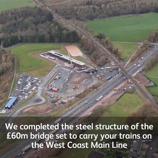 😮 Incredible images of a huge project over the M6. 🧩 We get ready to take on Britain’s biggest Christmas jigsaw puzzle. 🚂 And The Polar Express arrives at London Euston ... It's another #WeekOnTheNetwork | Network Rail