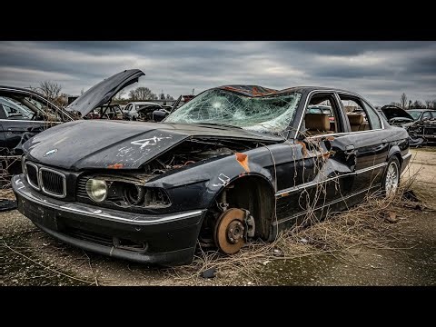 BMW 740 Full Restoration | Abandoned Luxury Car Rebuilt to Perfection
