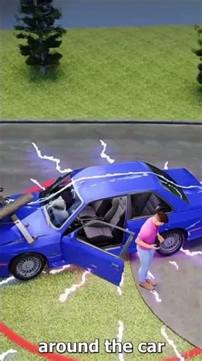 🚨 What To Do If Power Lines Fall On Your Car | Life-Saving Tips ⚡ #Shorts #LifeHacks #CarSafety