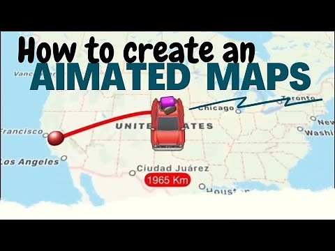How to Create an Animated Map using Smartphone | Free & Easiest Way | Being Animator
