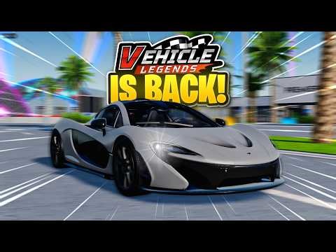 VEHICLE LEGENDS Is *BACK* On ROBLOX! (Roblox)