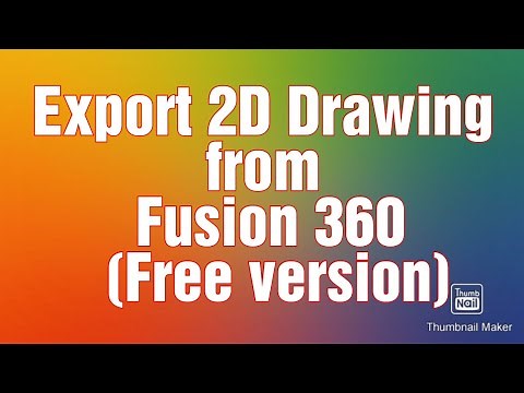 How to Export Drawing to PDF Fusion 360 personal (free) version