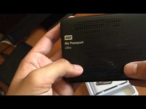 Western Digital My Passport Ultra Unboxing + Set up