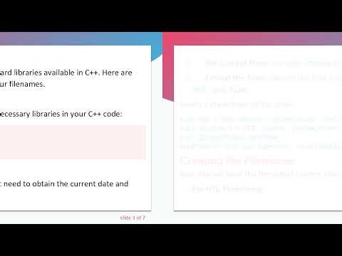 How to add a timestamp to filenames in C+ + for organized file management