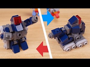 LEGO brick mini mini transformer robot tutorial Shocker #Shockwave #LEGO #レゴ変形ロボ #レゴアイデア #레고변신로봇