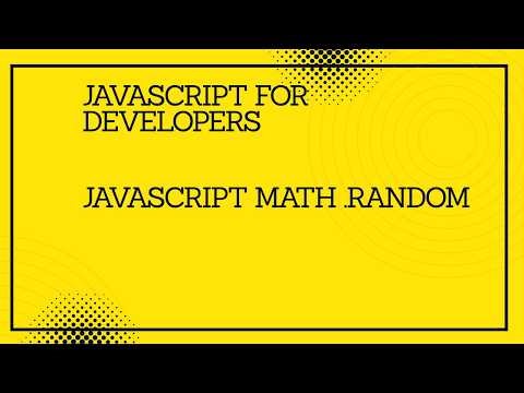 JavaScript for developers ||JavaScript math.random() #programming #coding #tutorial