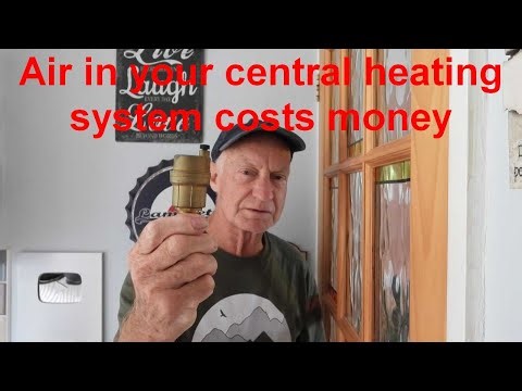 Air Or Airlocks in Heating Systems. Save money by getting get rid of it.