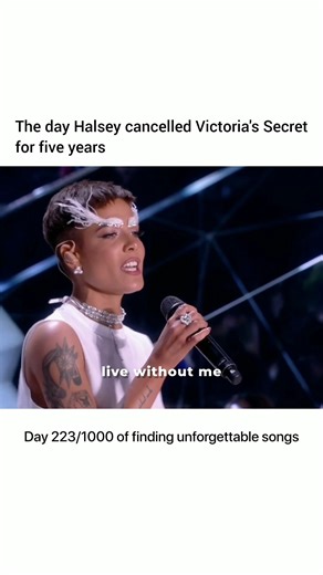 Unforgettable Songs on Instagram: "The day Halsey publicly cancelled Victoria’s Secret for five years became one of the most memorable moments in her career. After performing at the 2018 Victoria’s Secret Fashion Show, she discovered that the company’s executives had made exclusionary and hurtful comments about transgender and plus-size women. In response, Halsey took a stand, she released a powerful statement, donated to LGBTQ+ organizations, and refused to collaborate with the brand again. Her
