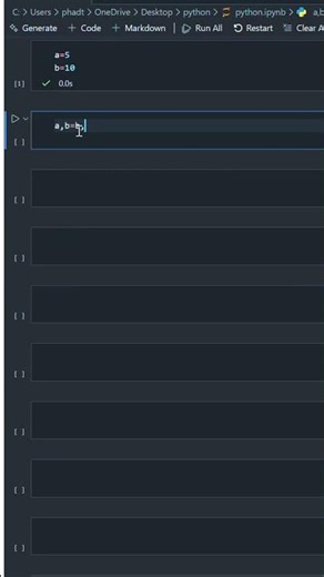 How to Swap variables in python