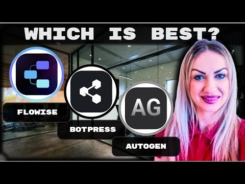 Flowise vs Botpress vs AutoGen | Choosing the Right AI Agent Framework in 2025