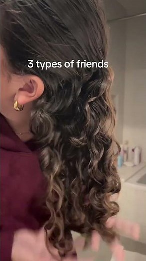 Which One Are You?! The 3 Friends in Every Group 😂✨ | by @lmrslifestyle #hair #hairtok #curlyhair