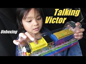 Unboxing Talking Victor's Big Splash - Thomas and Friends Trackmaster Train