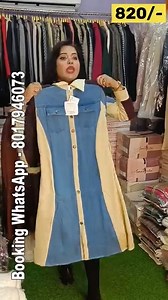 72K views · 455 reactions | Step out in style with this trendy denim front open dress!  Perfect for a casual day out or a chic evening look, this dress combines comfort and elegance effortlessly. Elevate your wardrobe with this must-have piece #fashion #video #winter #Style #dress | MODE India | Facebook