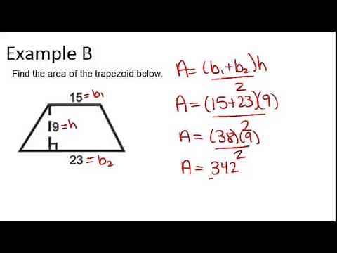 Area and Perimeter of Trapezoids: Examples (Geometry Concepts)