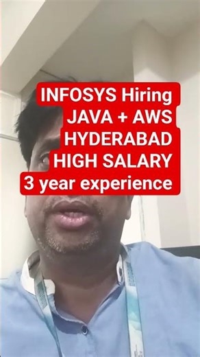 Infosys Hiring 🔥 Java Spring Boot AWS | 3–5 Years | Hyderabad Jobs