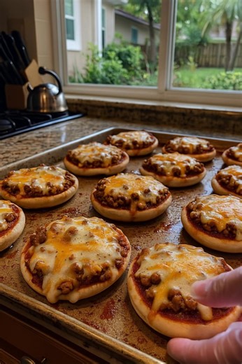PRINT the recipe: https://x.deesviral.com/mini-sloppy-joe-pizzas/ Mini Sloppy Joe Pizzas These fun bite-size pizzas from deesviral are the perfect mix of cheesy, saucy, and crispy — a quick family-friendly dinner or party appetizer everyone loves. Ingredients: • 1 lb ground beef • 1 small onion, finely chopped • 1 small green bell pepper, diced (optional) • 2 cloves garlic, minced • ¾ cup ketchup • 2 tbsp brown sugar • 1 tbsp Worcestershire sauce • 1 tsp mustard • Salt & pepper to taste • 8–10 m