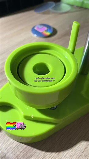 no one can stop me now >:3 || #pinmaker #pins #christmas #meowl #fyp | Pin Maker Machine