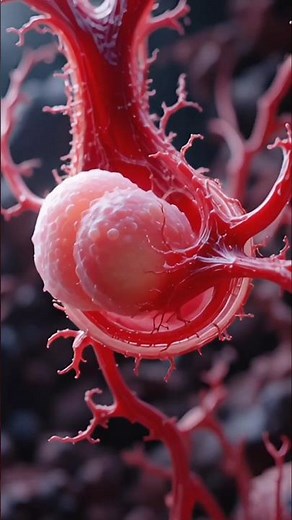 8KCinematicViewofPlacenta Formation|Maternal-BloodConnectioninMotion#CinematicBiology#3DHumanAnatomy