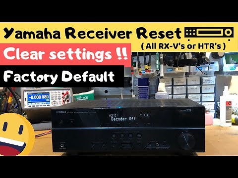 Yamaha Receiver Reset