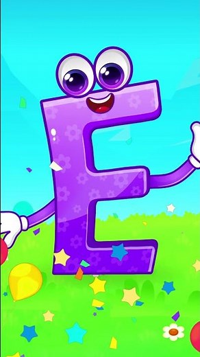Letter E 🥰 | Quickly Learn About Letter E 🦅🐘 | ABC Letter Sounds | #shorts