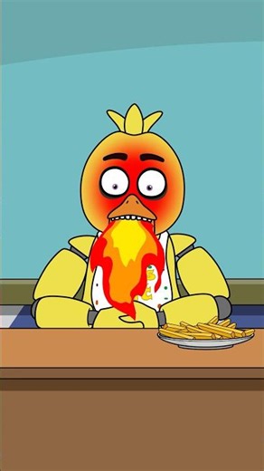 Don’t Give Chica a Spicy Pepper! | FNAF | #fnaf #animation