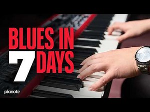 Learn Blues Piano In 7 Days (Beginner Piano Lesson)