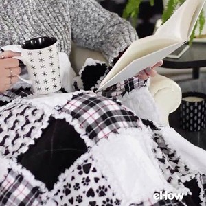 If you've been wanting to try your hand at quilting, a rag quilt is a perfect place to start. DIY: https://to.ehow.com/RagQuilt | ehow