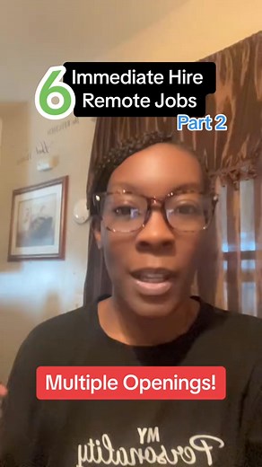 9.4K views · 34 reactions | 6 Immediate hiring for remote jobs in the US and worldwide! #creatorsearchinsights #wfh #remotejobs #wfhjobshiring2024 #wfhmom #wfhlife | work from home diva | Facebook