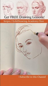 How to Sketch a Face Step by Step: https://lifedrawing.academy/free
