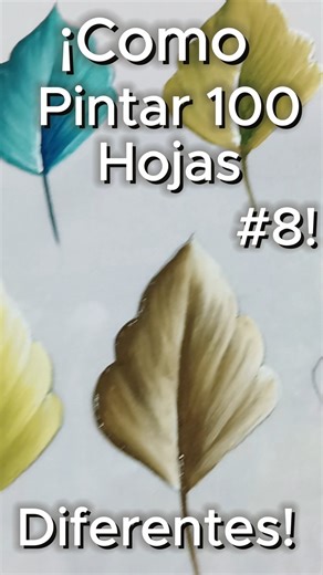 #8/100 How to Paint 100 Different Leaves | Sepia Tone Leaf