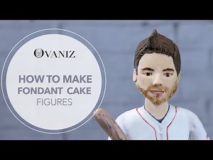 How to make cake figures | making fondant figures | fondant man