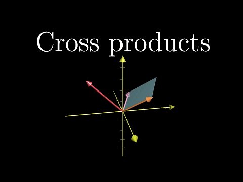 Cross products | Chapter 10, Essence of linear algebra