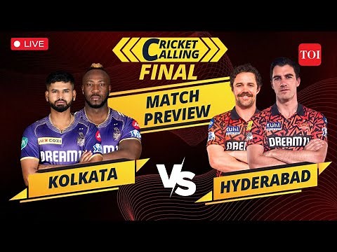 IPL 2024 Final Live: Clash of Champions SRH Vs KKR Preview | Cricket Calling