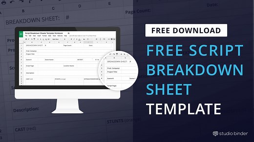 Download FREE Script Breakdown Sheet Template