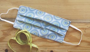 Free printable pattern: how to sew a DIY face mask, step-by-step