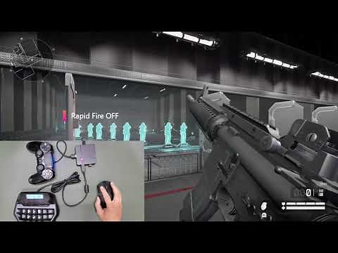 Rapid-fire macro(script), warface, PS4