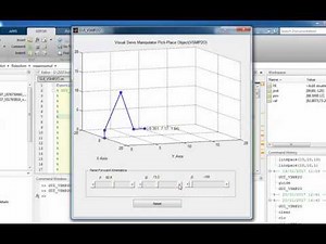 3DOF Forward Kinematics with GUI-(MeArm Model)