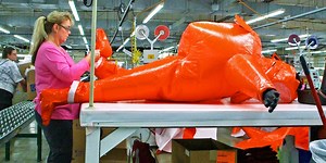 How these $3,000 hazmat suits are made to keep up with pandemic demand