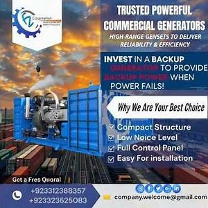 Diesel Gas & Petro 3kva to megawatt Generator available at FZ corporation #generator #genset