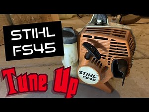 Stihl FS45 Trimmer Tune up! How to get this trimmer going again for cheap!