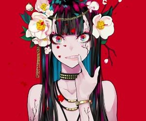 Anime Flower Girl Live Wallpaper