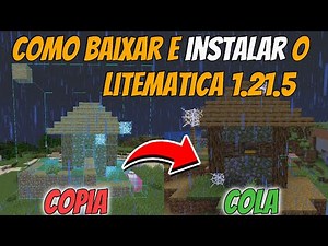 Como baixar e instalar o Litematica e usar (Minecraft 1.21.5)